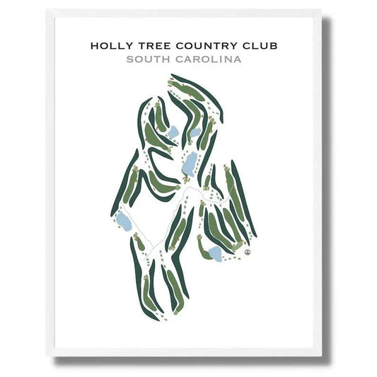 Holly Tree Country Club, South Carolina - Printed Golf Courses