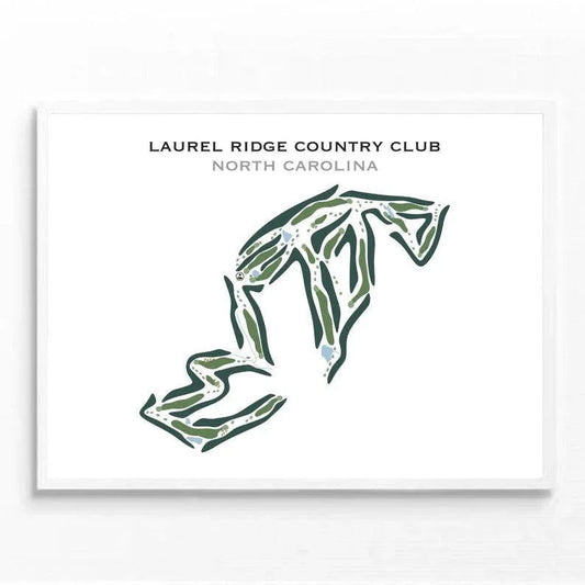 Laurel Ridge Country Club, North Carolina - Printed Golf Courses