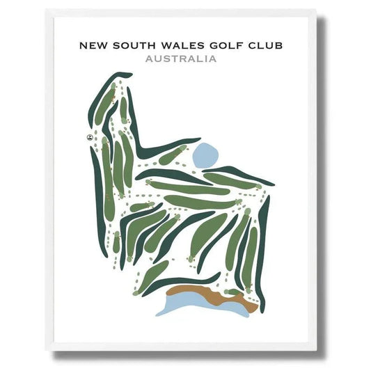 New South Wales Golf Club, Australia - Printed Golf Courses