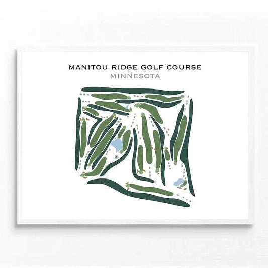 Manitou Ridge Golf Course, Minnesota - Printed Golf Courses