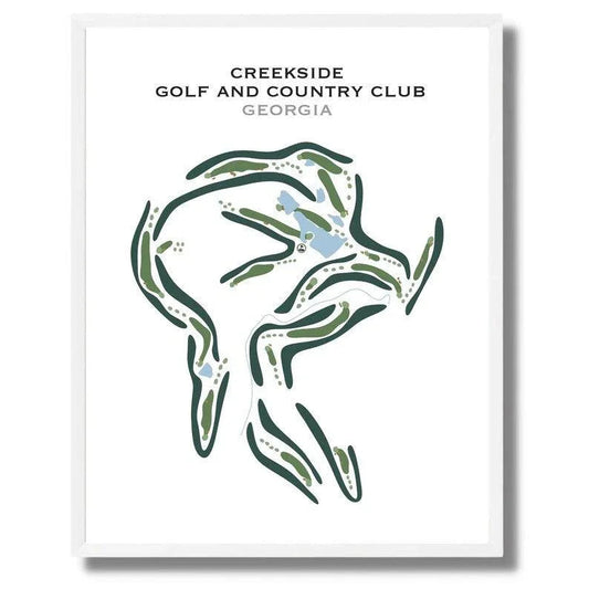 Creekside Golf & Country Club, Georgia - Printed Golf Courses