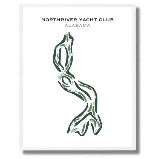 NorthRiver Yacht Club, Alabama - Printed Golf Courses