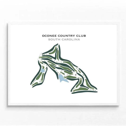 Oconee Country Club, South Carolina - Printed Golf Courses