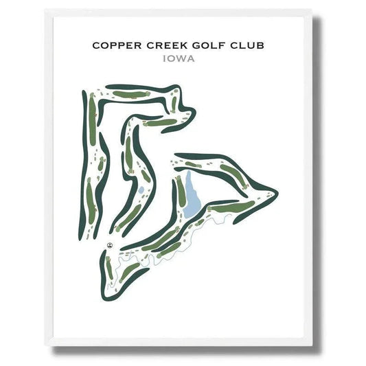 Copper Creek Golf Club, Iowa - Printed Golf Courses