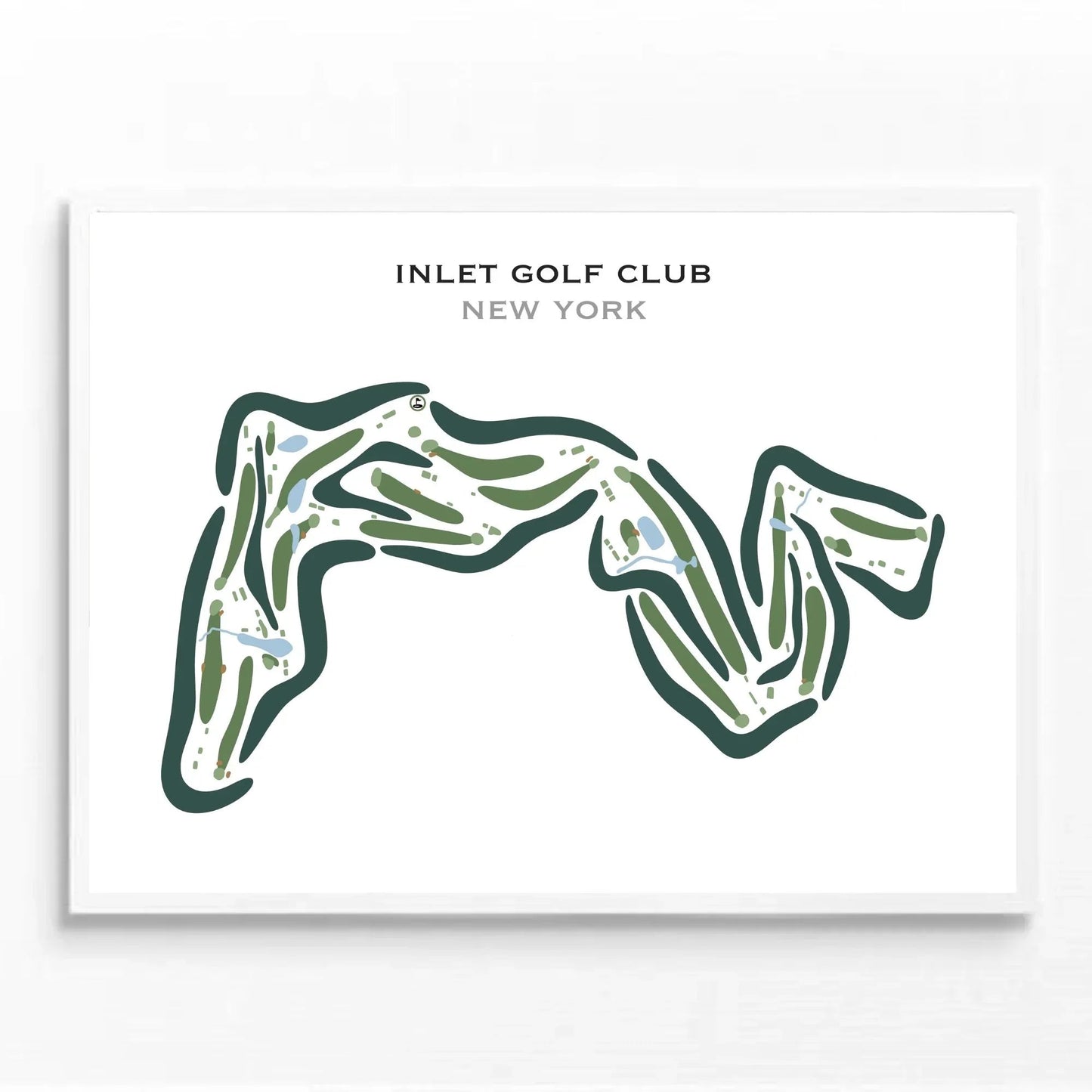Inlet Golf Club, New York - Printed Golf Courses
