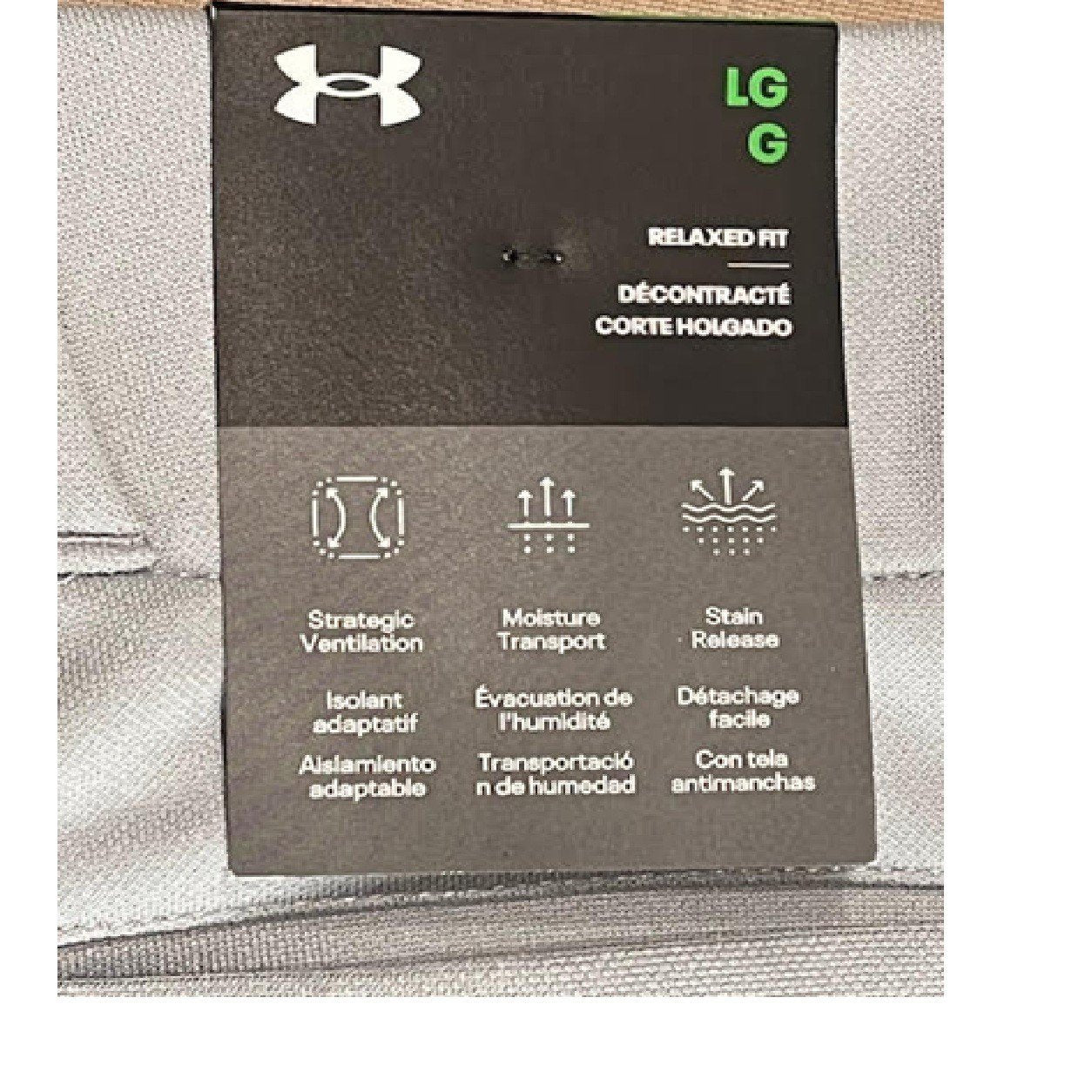 Under Armour Gameday Vanish Baseball Knickers Grey/Navy Pipe Large