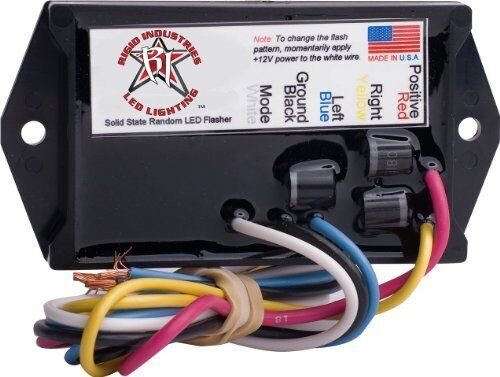 Rigid Industries 6 Amp LED Flasher (Black)
