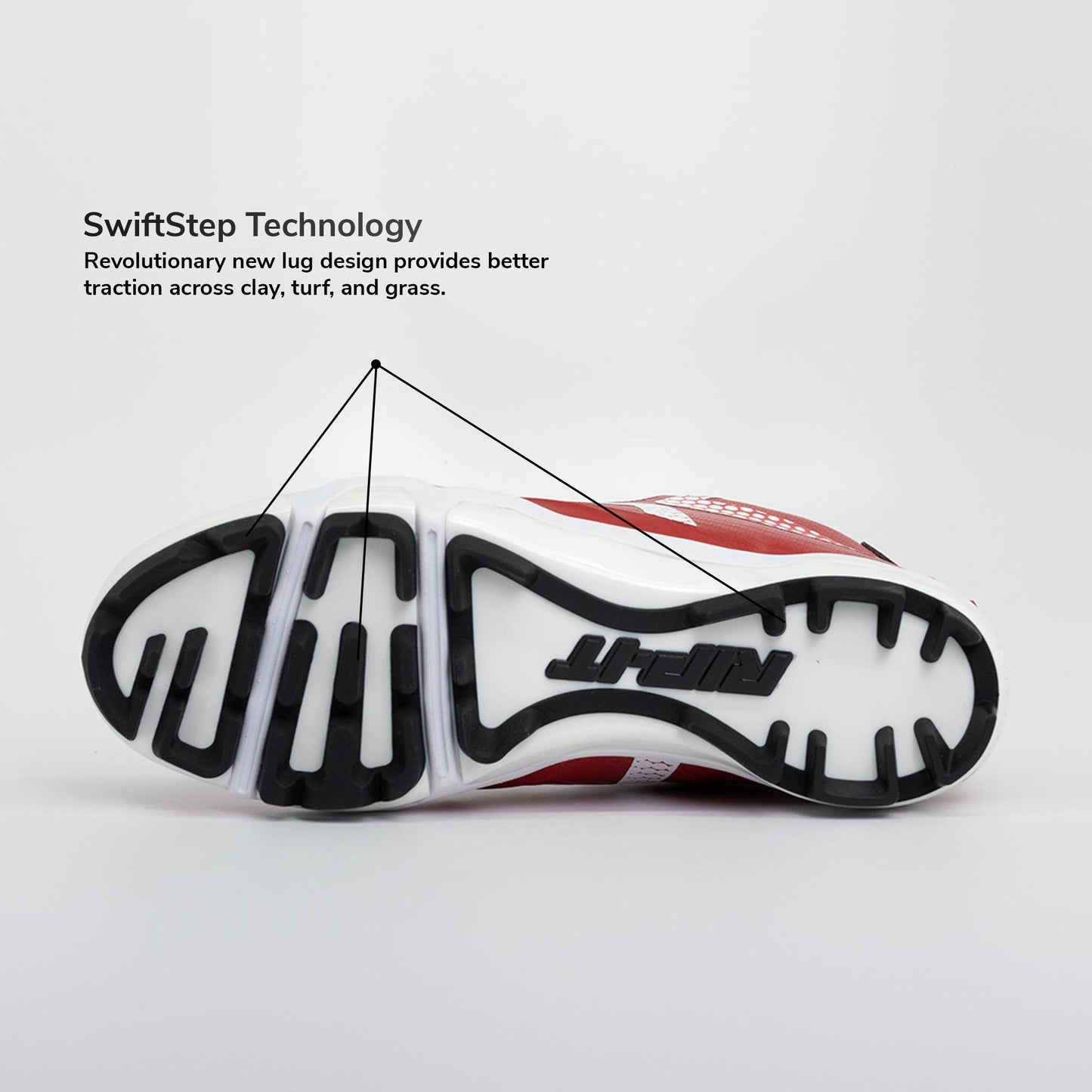 Ringor SwiftStep Pro TPU Softball Cleat Women's Red