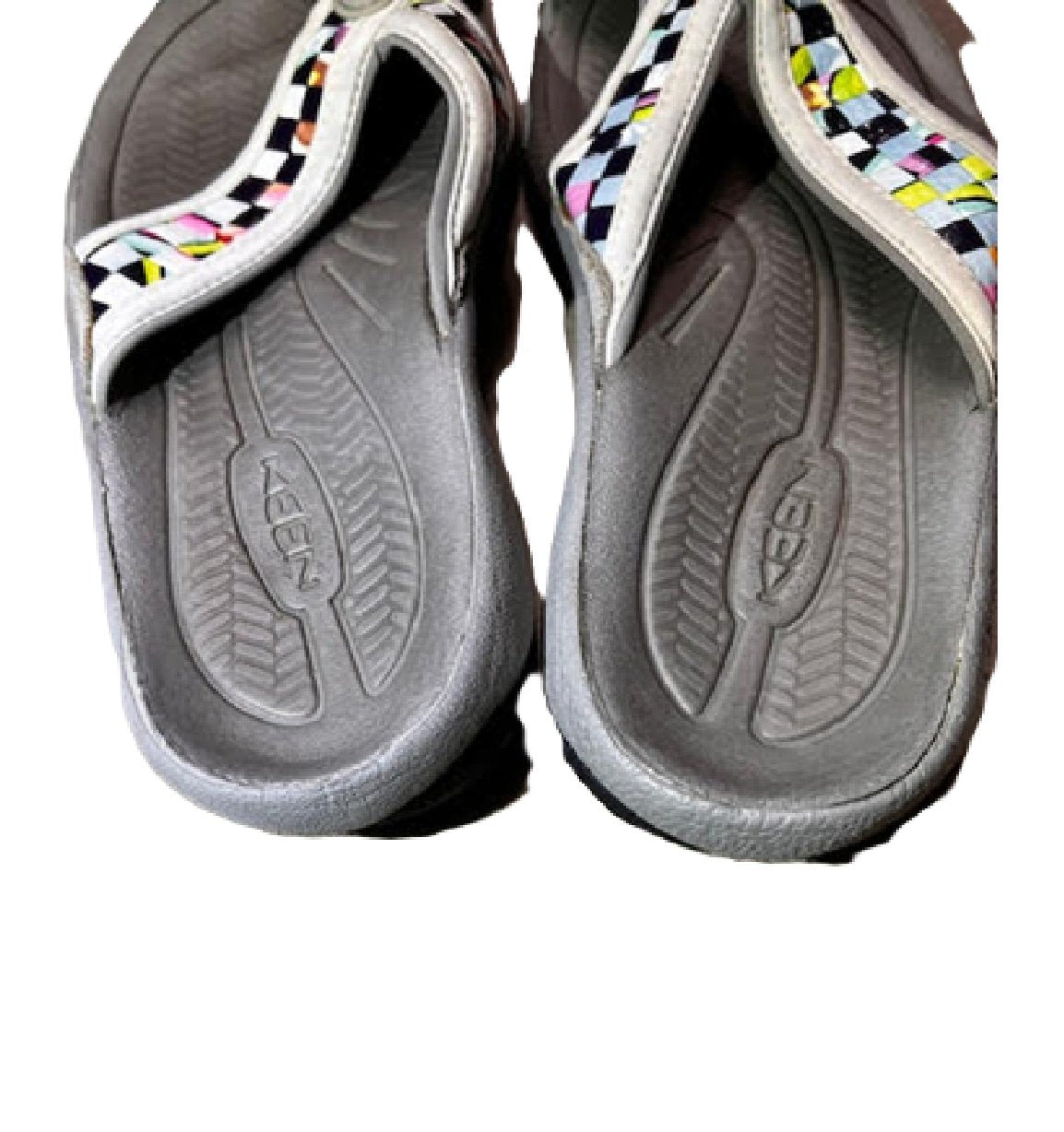 Keen Waimea Women's Waterproof Leather Sandal US 8 - Durable Flip-Flop with Toe Bumper bm1
