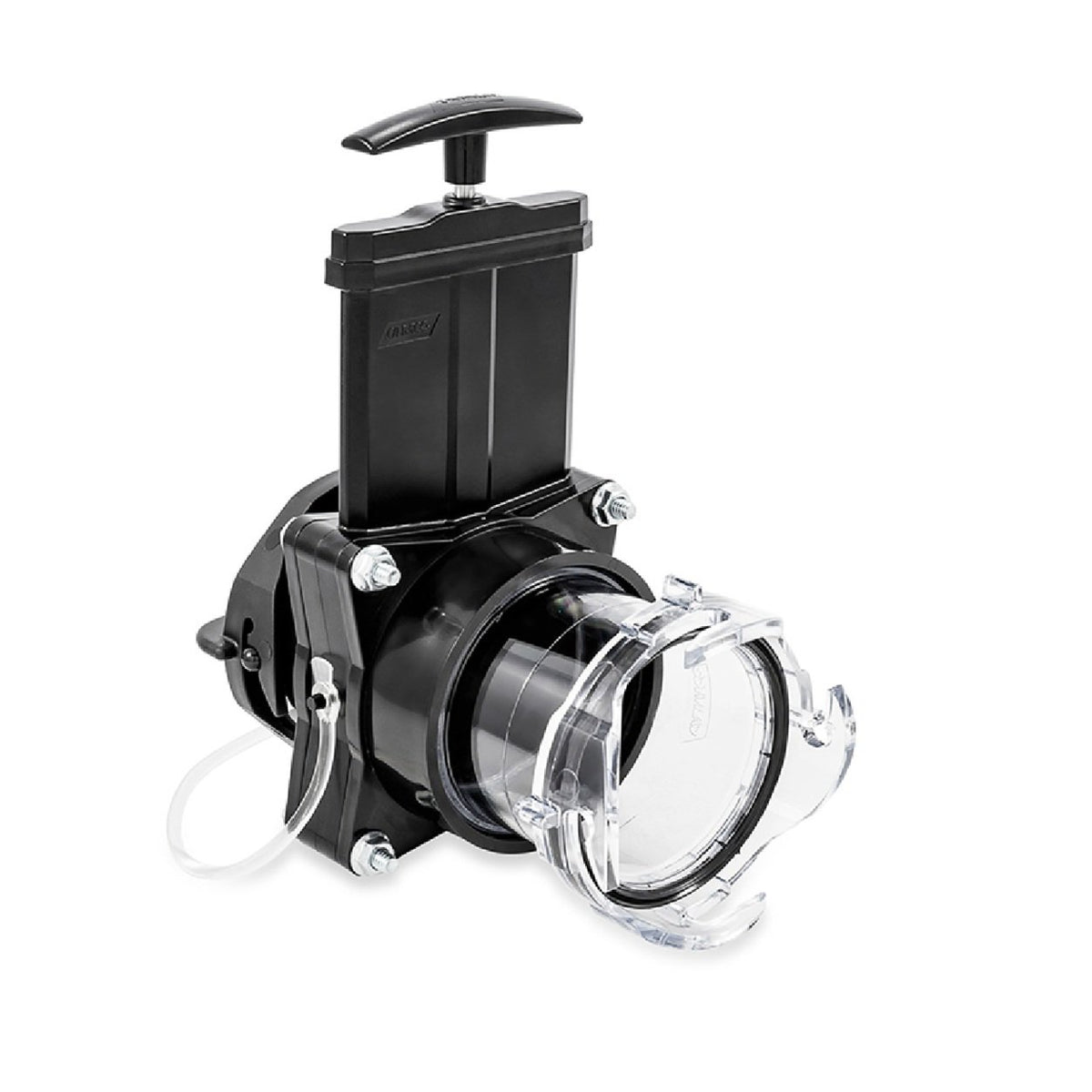 Camco 3" RV  Sewer Waste Gate Valve w/3.5" Clear Extension & Cap