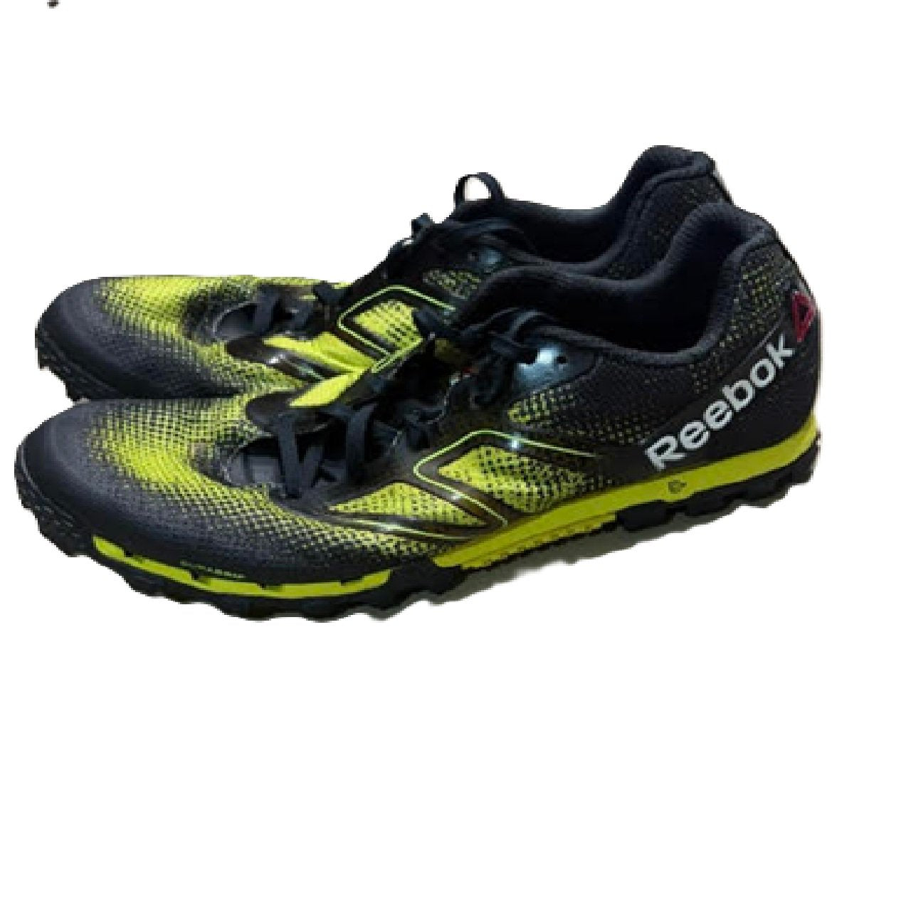 Reebok All Terrain Super Lightweight Trail Running Shoe US 11 - Black/Neon Yellow BM1
