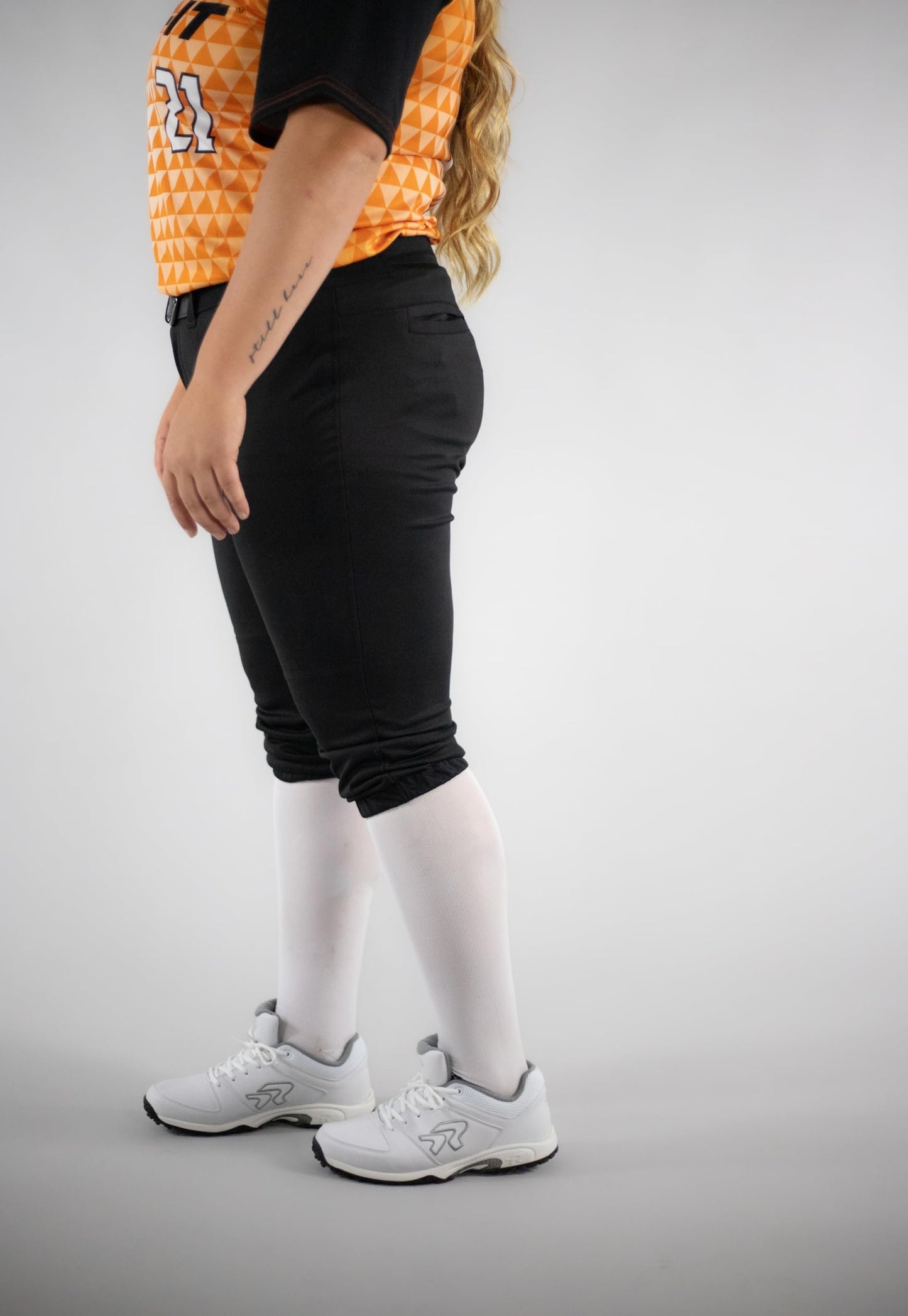 RIP-IT Women's Revolution Softball Pants - Curvy Cut - Black