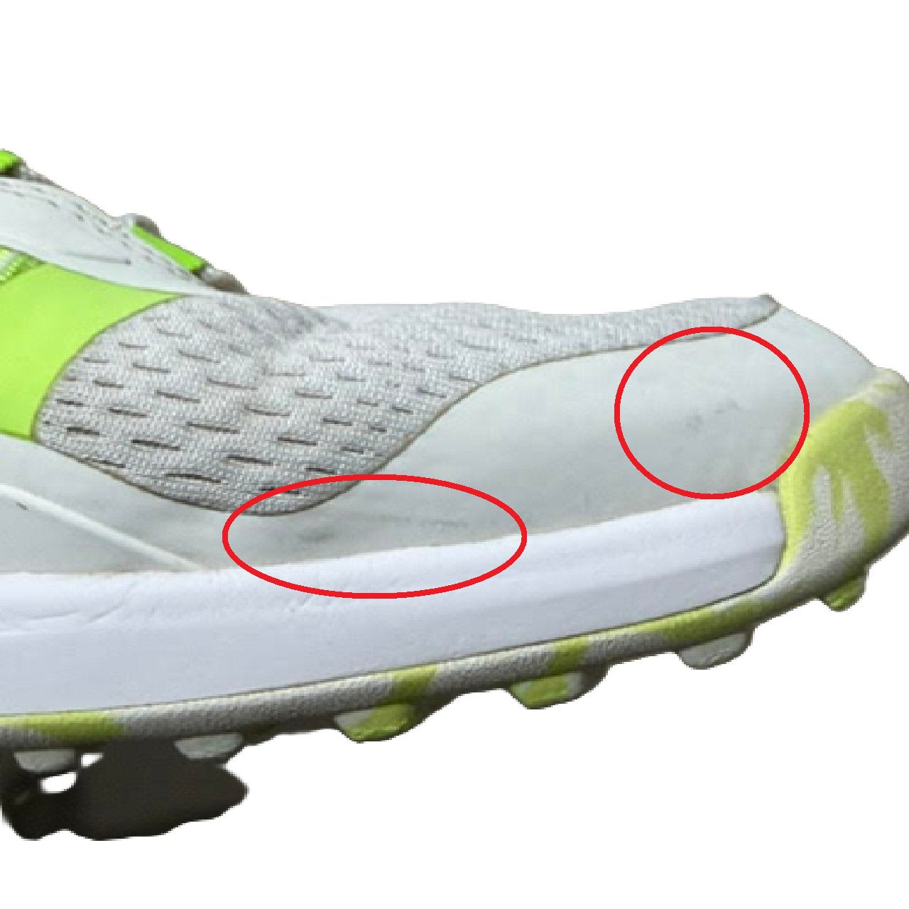 adidas Zoysia Spikeless Women's Golf Shoe US 7 Cloud White/Lucid Lemon-BM1