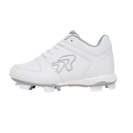 Ringor Flite Molded Women's Softball Cleats- White