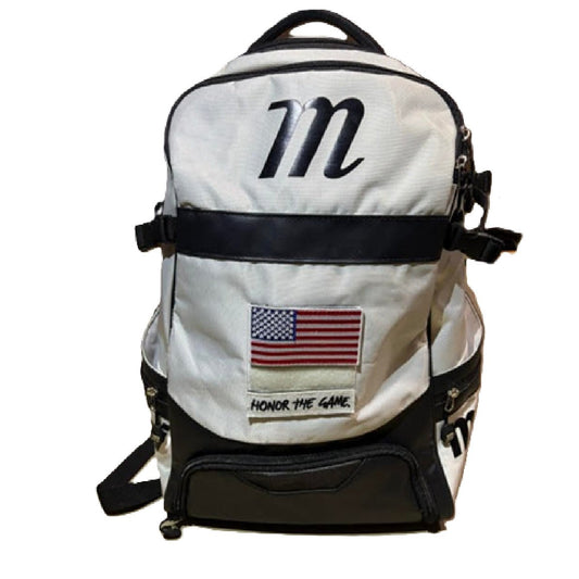 Marucci Dynamo Baseball/Softball Two Bat Pack (backpack) BM1 White