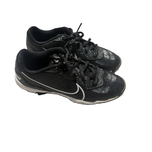 Nike Alpha Huarache 4 Keystone Kids Baseball Cleats Black US 1Y BM1