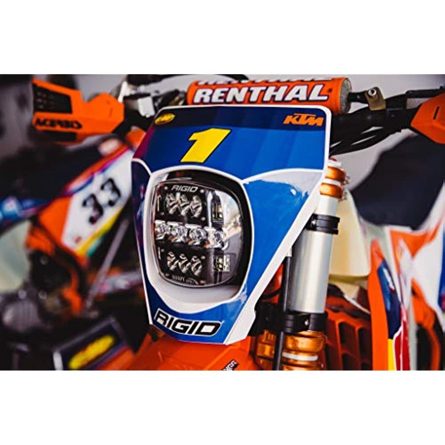 Rigid Industries Adapt Xe Extreme Enduro Led Moto Kit - White