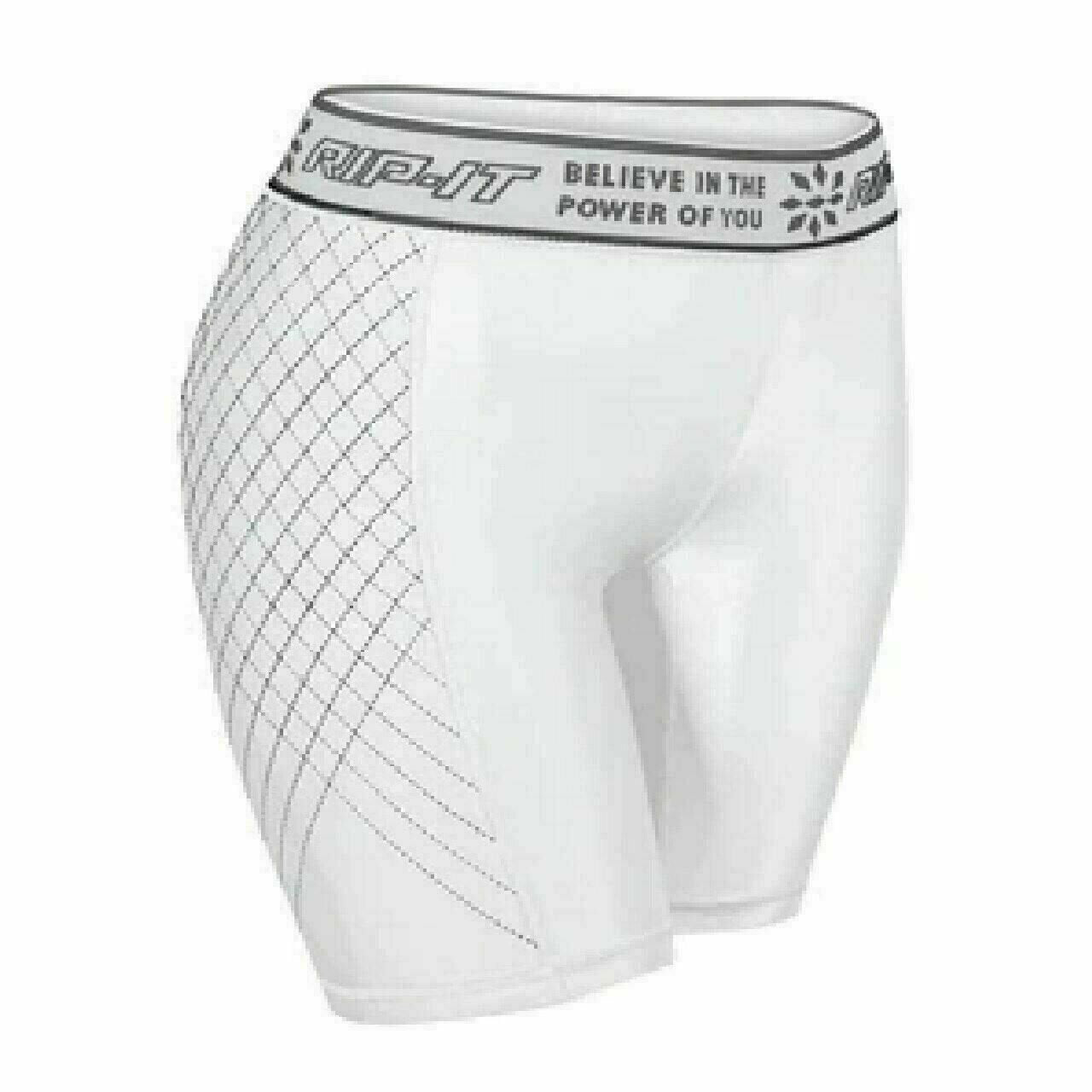 Rip It Women's Period-Protection Softball Sliding Shorts PRO White
