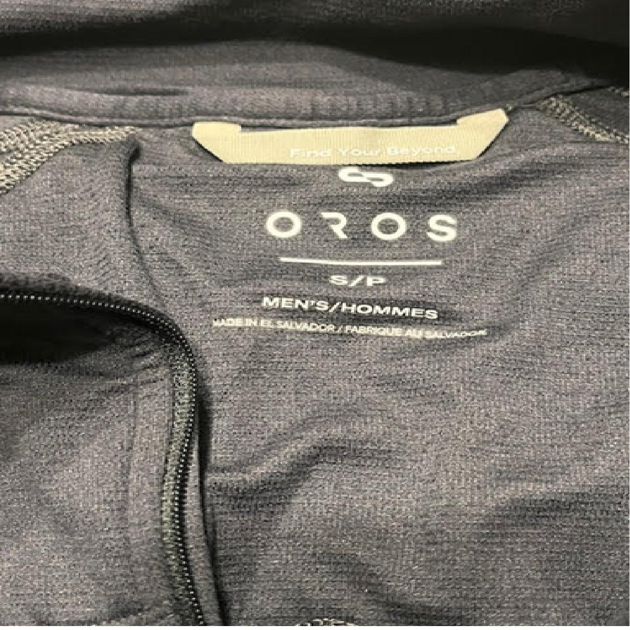 OROS Solarcore Explorer 1/4 Zip Pullover Jacket Size SMALL Black BM1