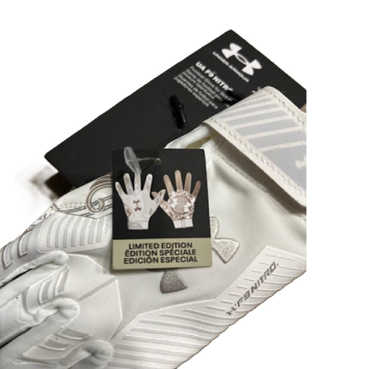 Under Armour F9 Nitro Youth Football Receivers Gloves Limited Edition YS