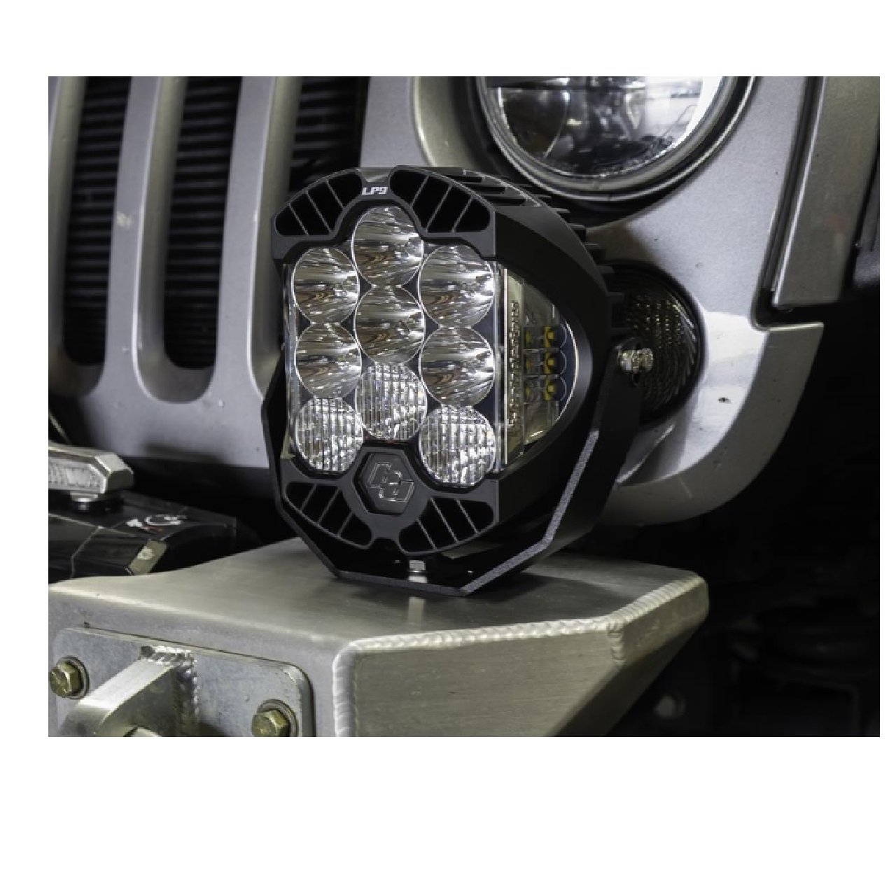 Baja Designs Driving/ Fog Light; LP9 Sport; LED Bulb; 8 Inch Round