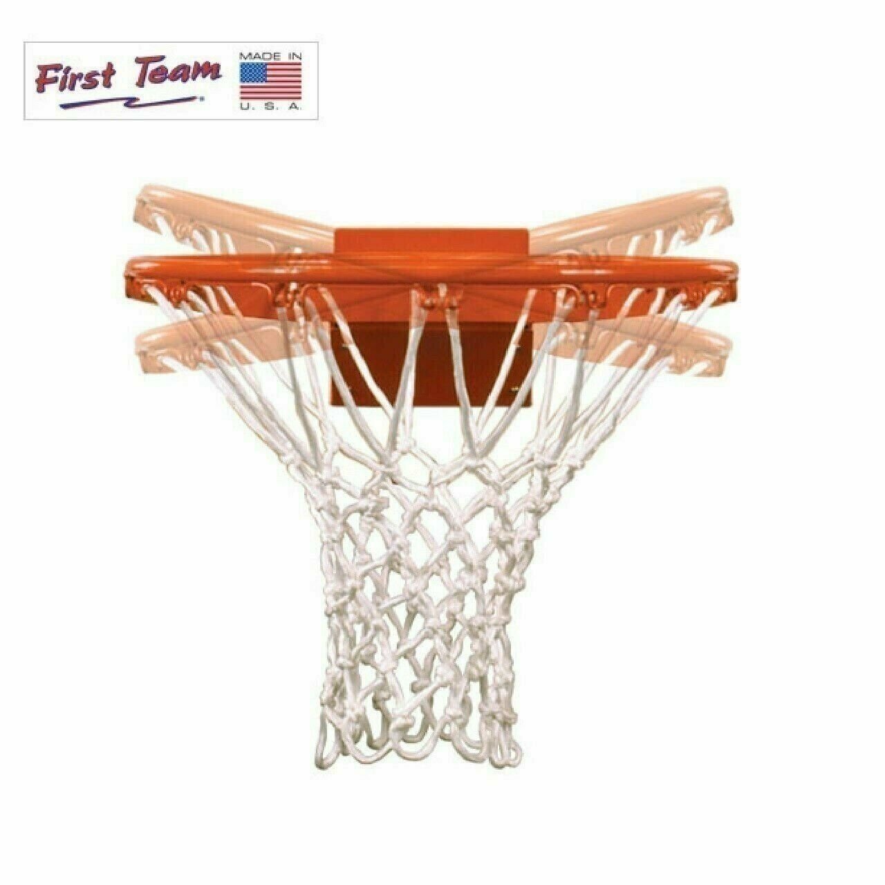 First Team Basketball Rim Breakaway FT196T 180° Competition Tube Tie Rim