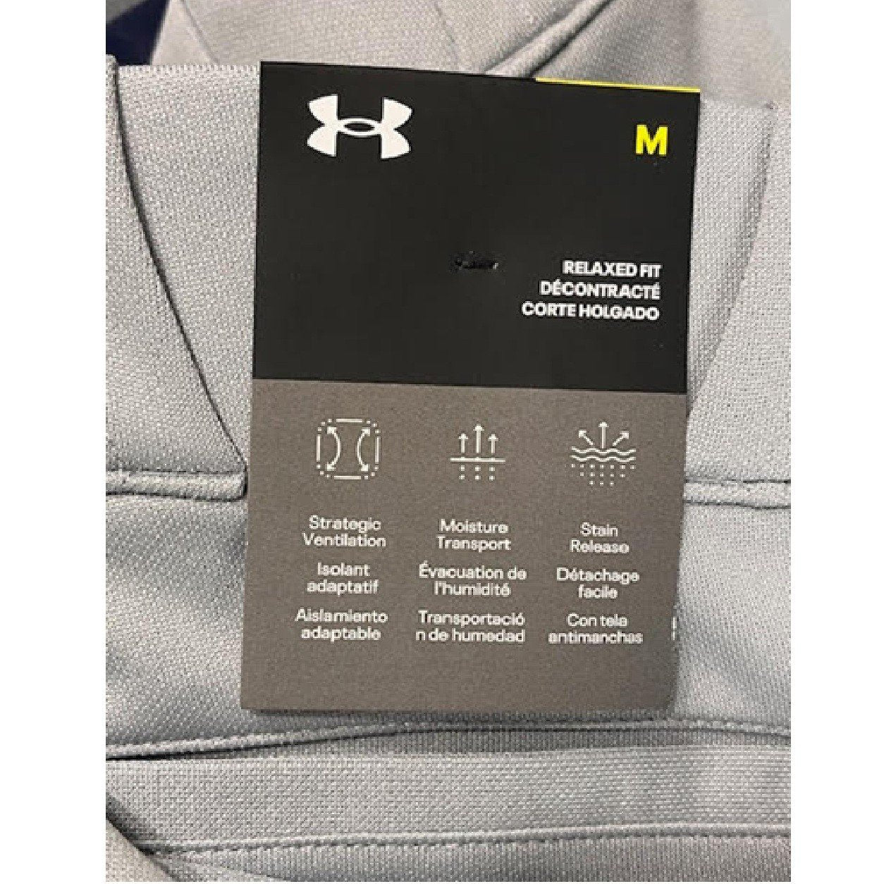 Under Armour Gameday Vanish Baseball Knickers Grey/Navy Pipe Large