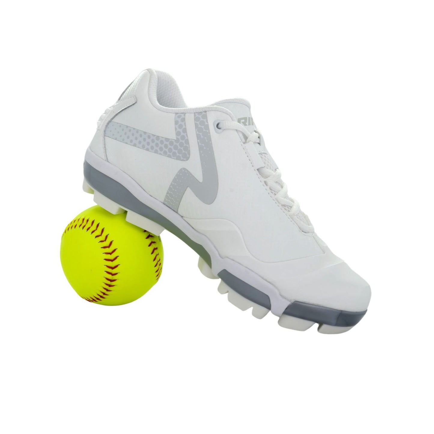 Ringor SwiftStep Pro TPU Softball Cleat Women's White/Gray