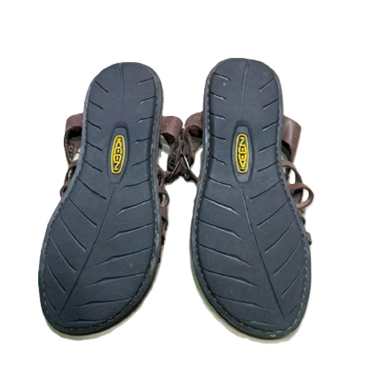 KEEN Alman Gladiator Women's Casual Leather Sandals Brown US 8.5