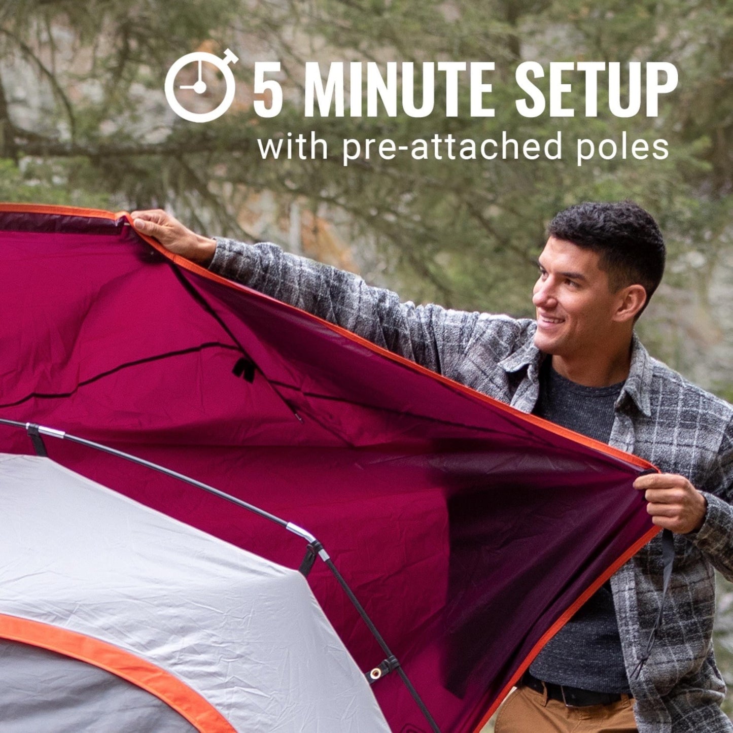 Coleman 6-Person Skydome™ Camping Dome Tent - Blackberry (2207024)