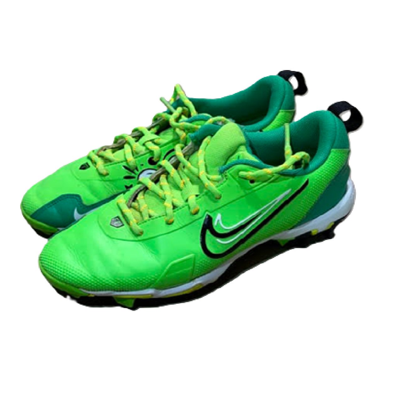 Nike Force Trout 9 Keystone GS Baseball Cleats Green Strike Youth Size 6Y BM1