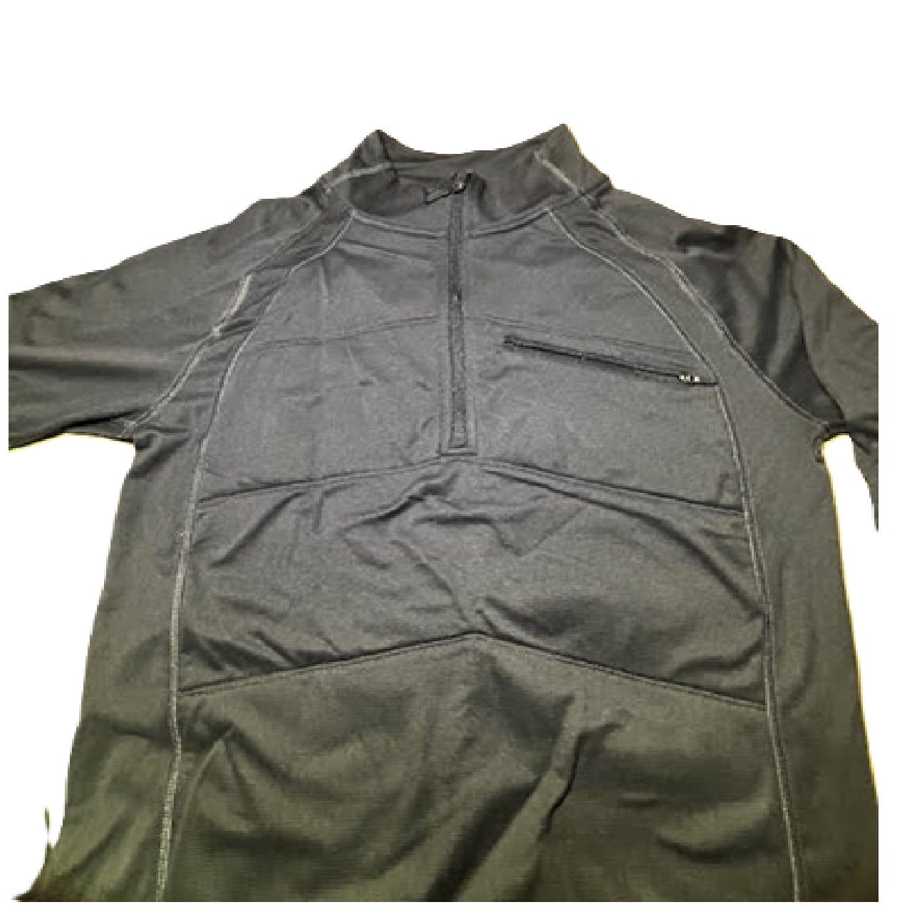 OROS Solarcore Explorer 1/4 Zip Pullover Jacket Size SMALL Black BM1