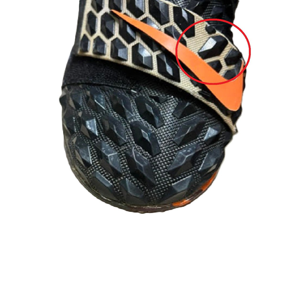 Nike Force Savage Elite 2 Football Cleats Black/Orange/Camo US 13 BM1