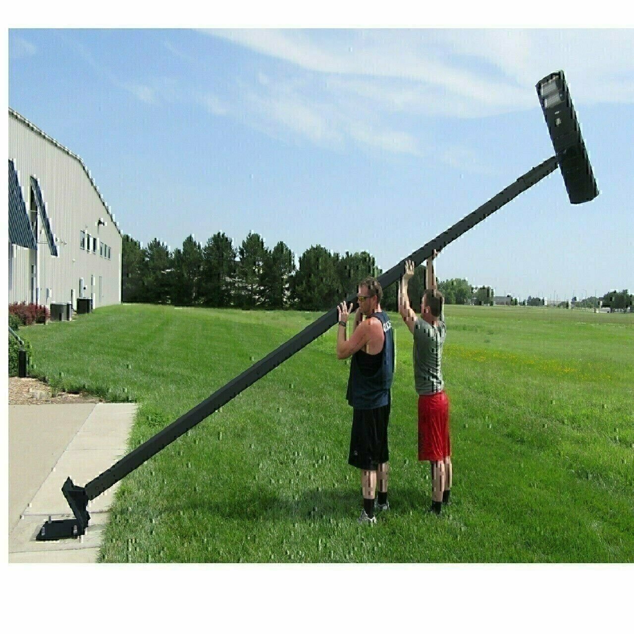 First Team Basketball Court Lighting -Court Vision™ Solar Powered Court Light