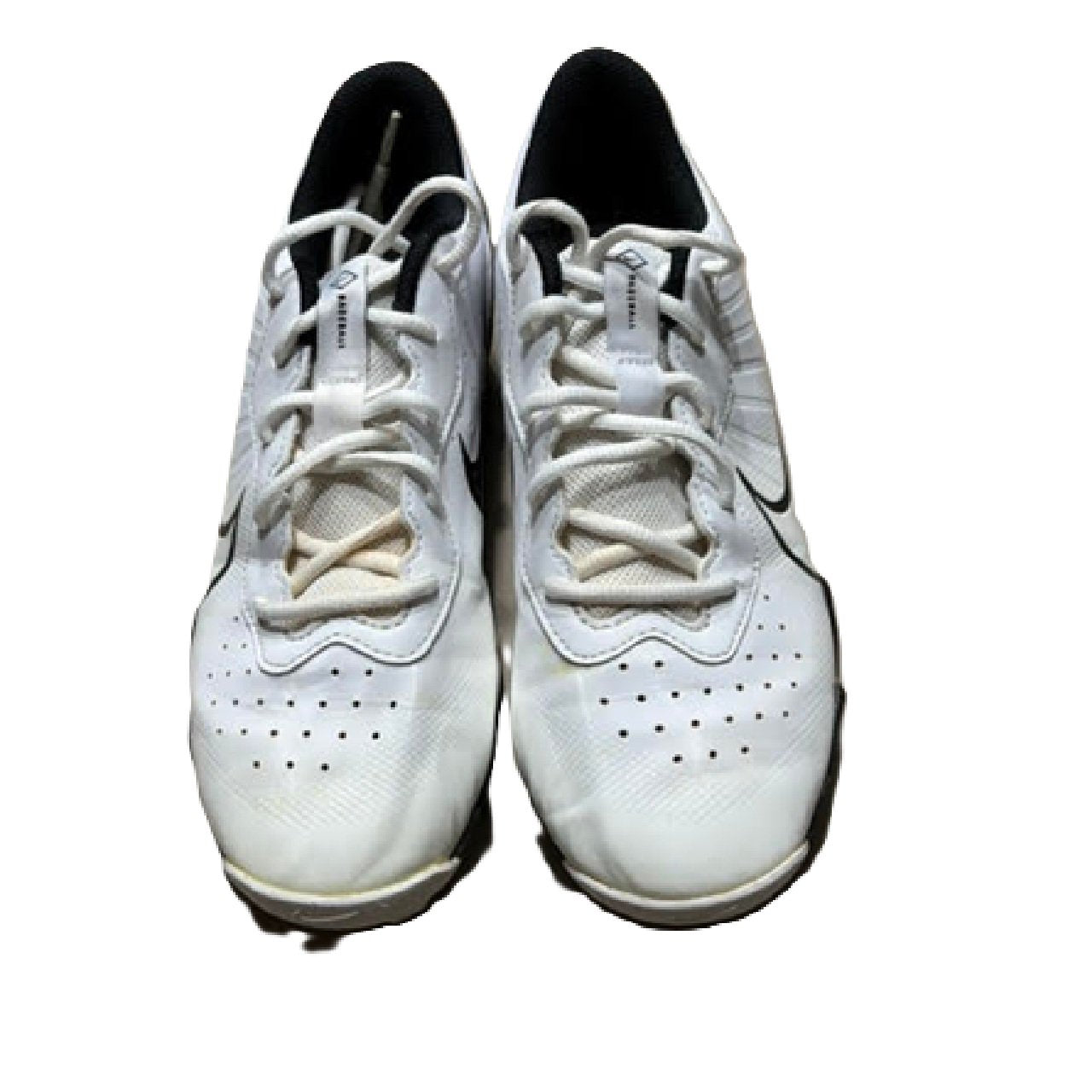 Nike Alpha Huarache 4 Keystone Men's Baseball Cleat US 8.5 White BM1