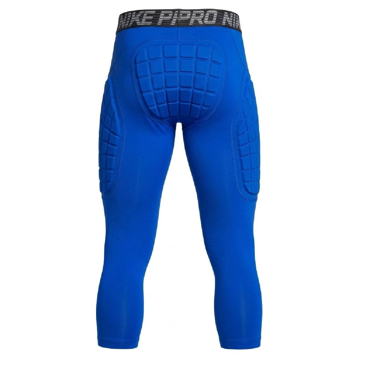 Nike Pro Hyperstrong NBA Padded 3/4 Compression Tights / Girdle Blue XXL