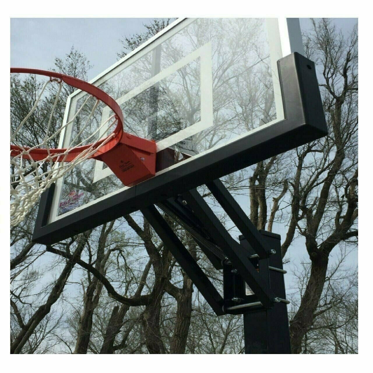 First Team Champ Select Basketball Goal Adjustable- Bolt Down- w/36x60 acrylic