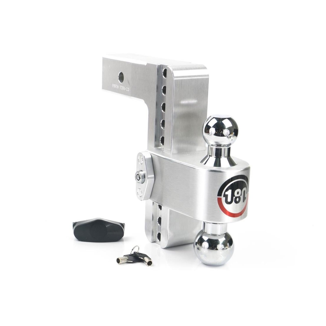Weigh Safe 8" Turnover Adjustable  Hitch Mount with 18500 GTW