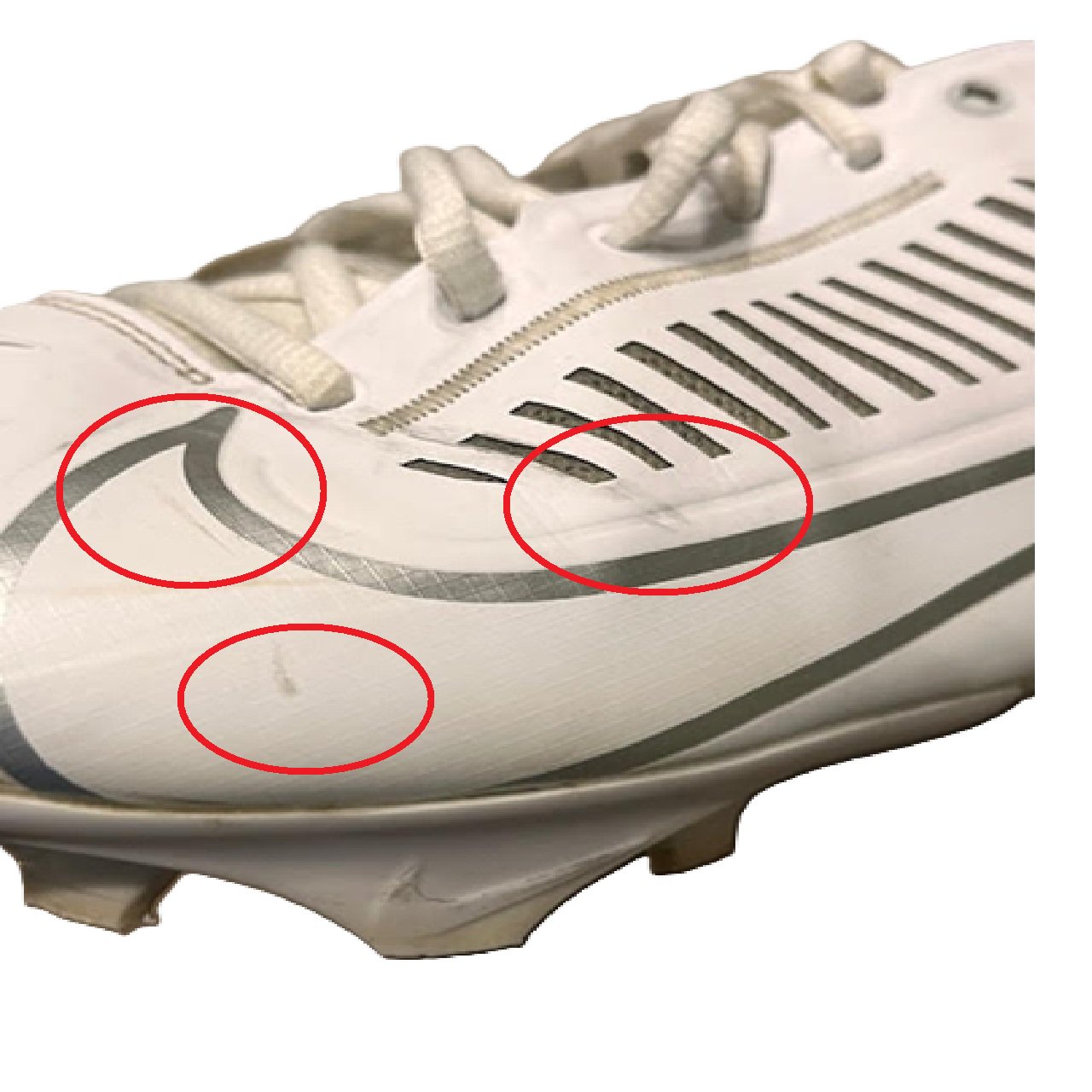 Nike Vapor Edge Pro 360 (2) Football Cleats (DA5456-102) US 13 BM1