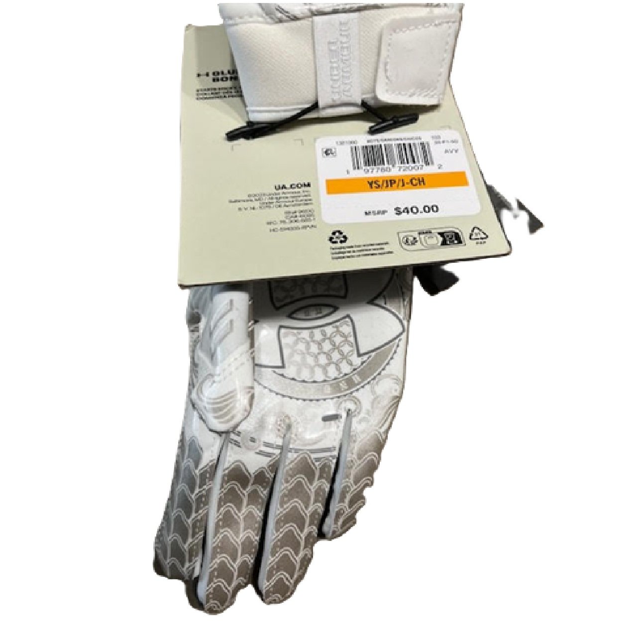 Under Armour F9 Nitro Youth Football Receivers Gloves Limited Edition YS