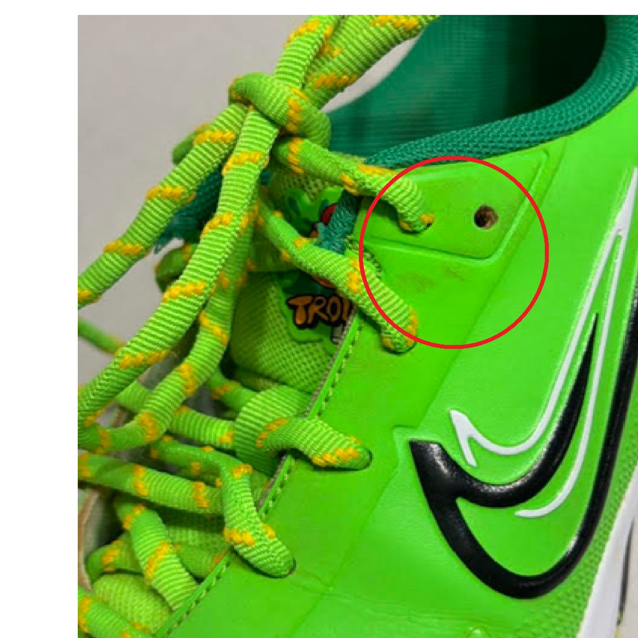 Nike Force Trout 9 Keystone GS Baseball Cleats Green Strike Youth Size 5.5Y BM1