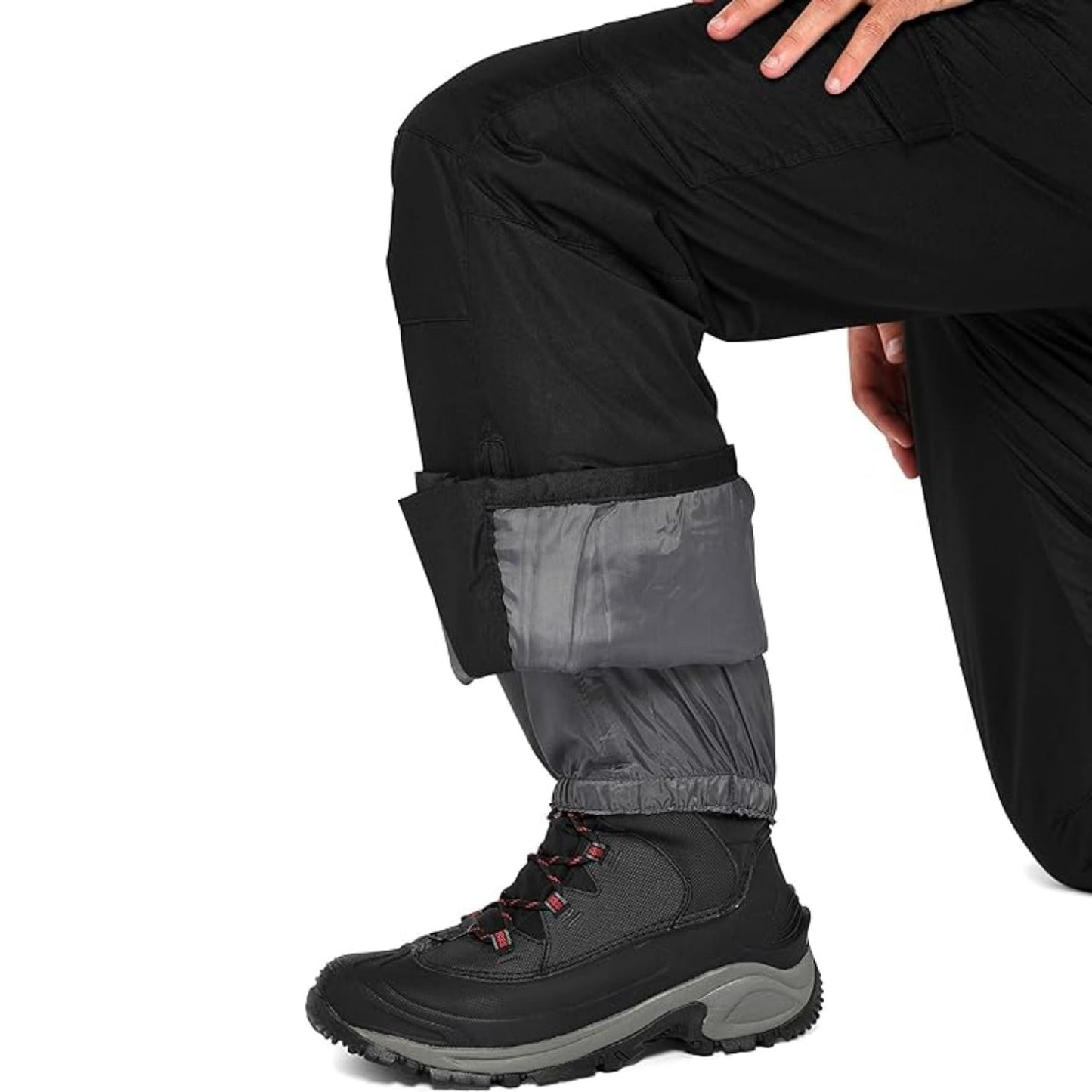 Arctix Kids Snow Pants with Reinforced Knees and Seat Black Medium