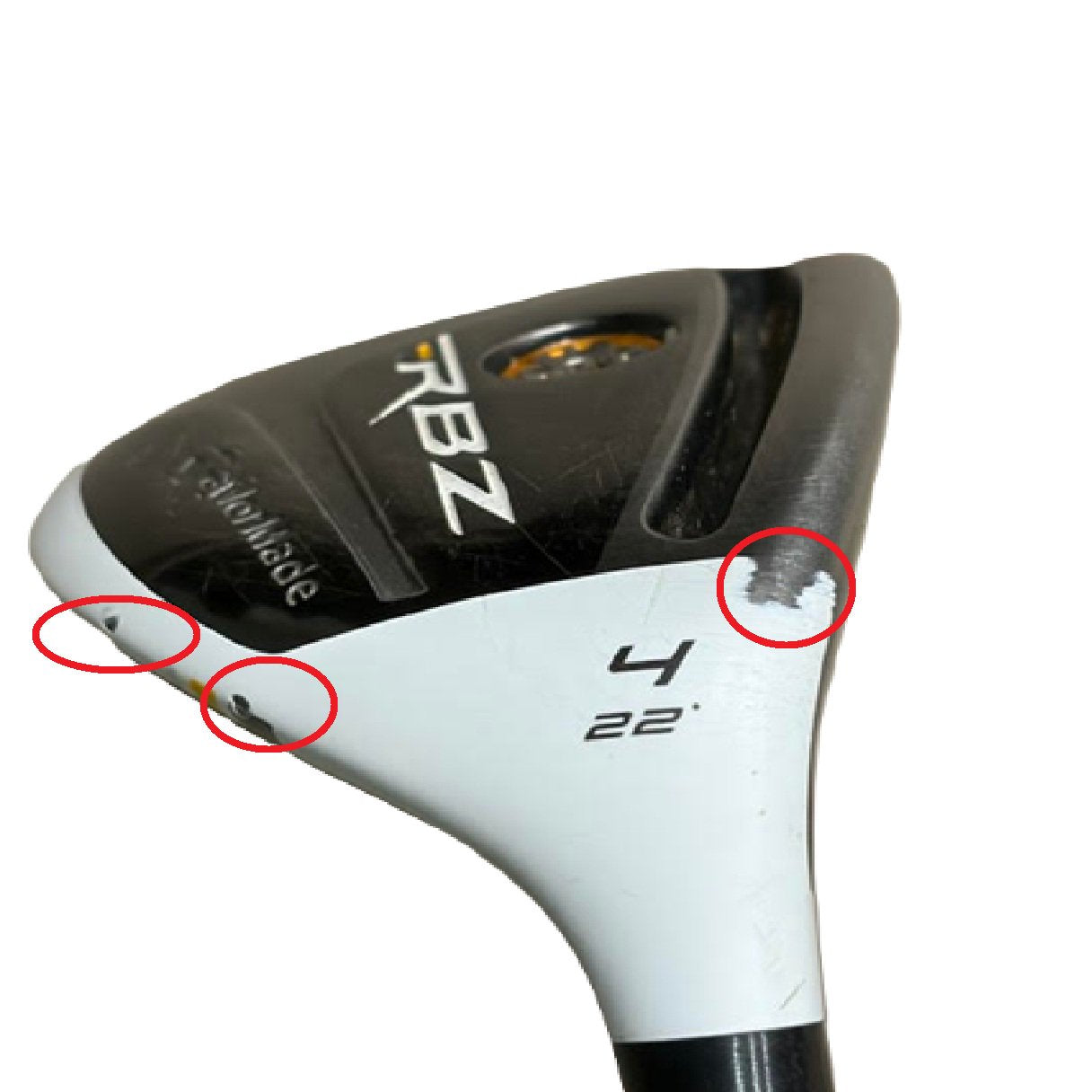 TaylorMade RBZ 4 Hybrid 22° Right Hand 65g Graphite Senior Flex "M"  BM1