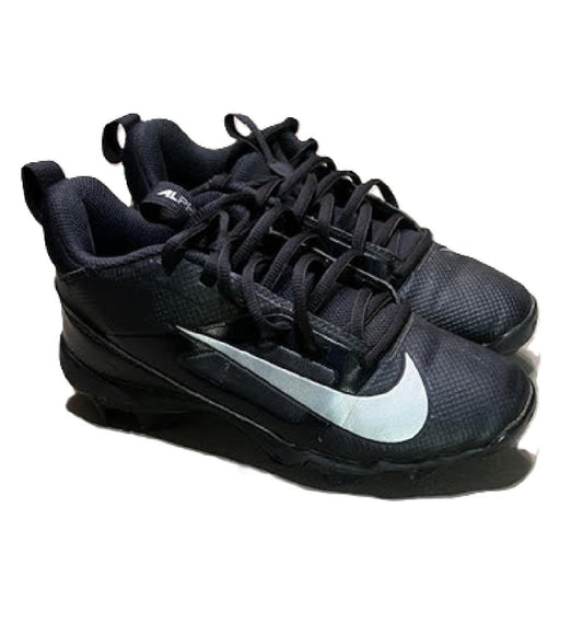 Nike Alpha Menace 4 Shark Football Cleats Big Kids -4Y Black  BM1
