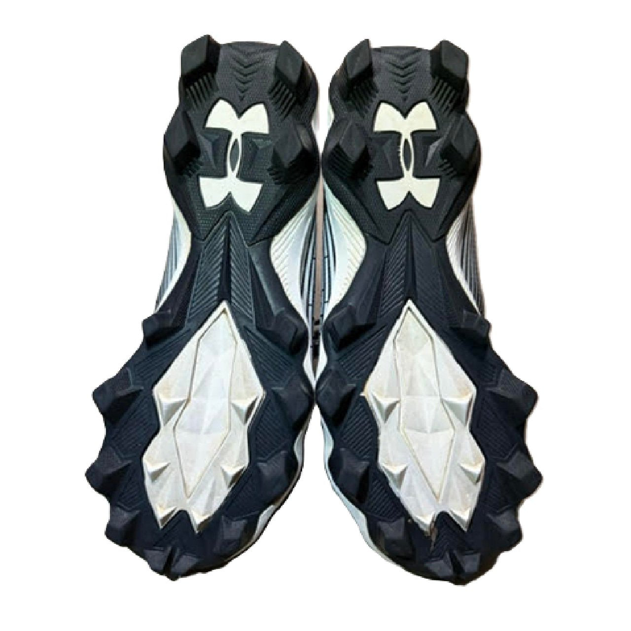 Under Armour Highlight Franchise Jr. Football Cleats - Youth Size 5Y Black White BM1