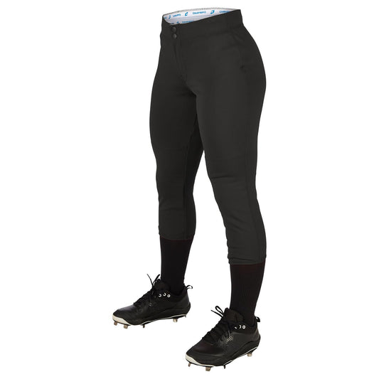 Champro Women's Fireball Low-Rise Softball Pants Black XS  BP-36