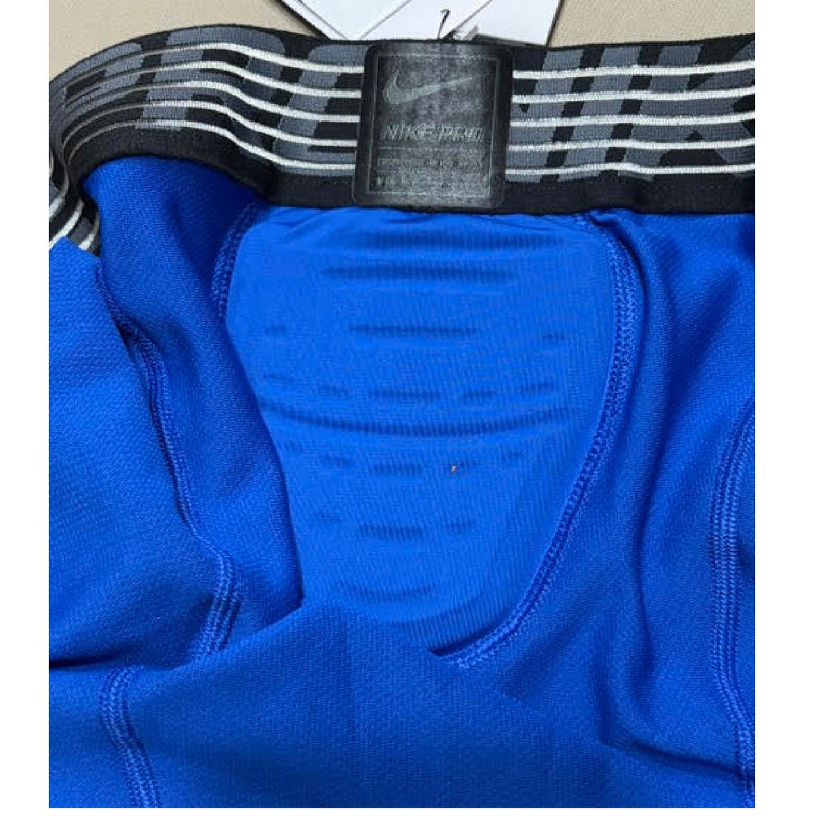 Nike Pro Hyperstrong NBA Padded 3/4 Compression Tights / Girdle Blue XXL