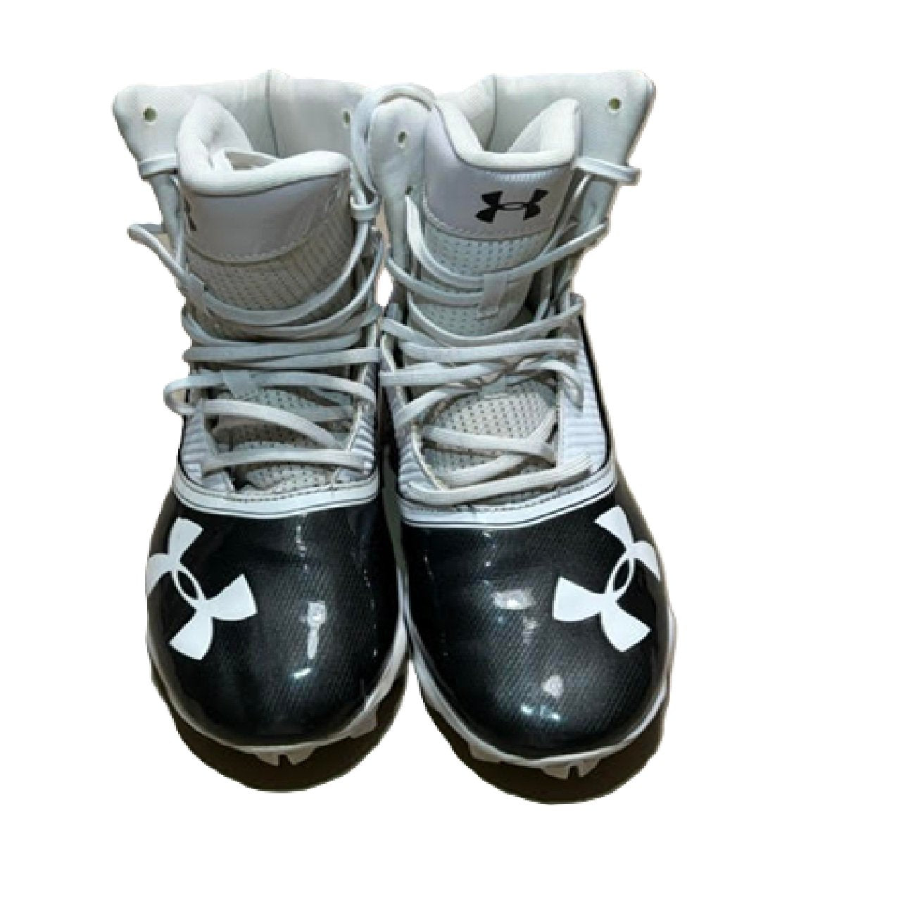 Under Armour Highlight RM Mid-Top Football Cleats US 8.5 Black White BM1