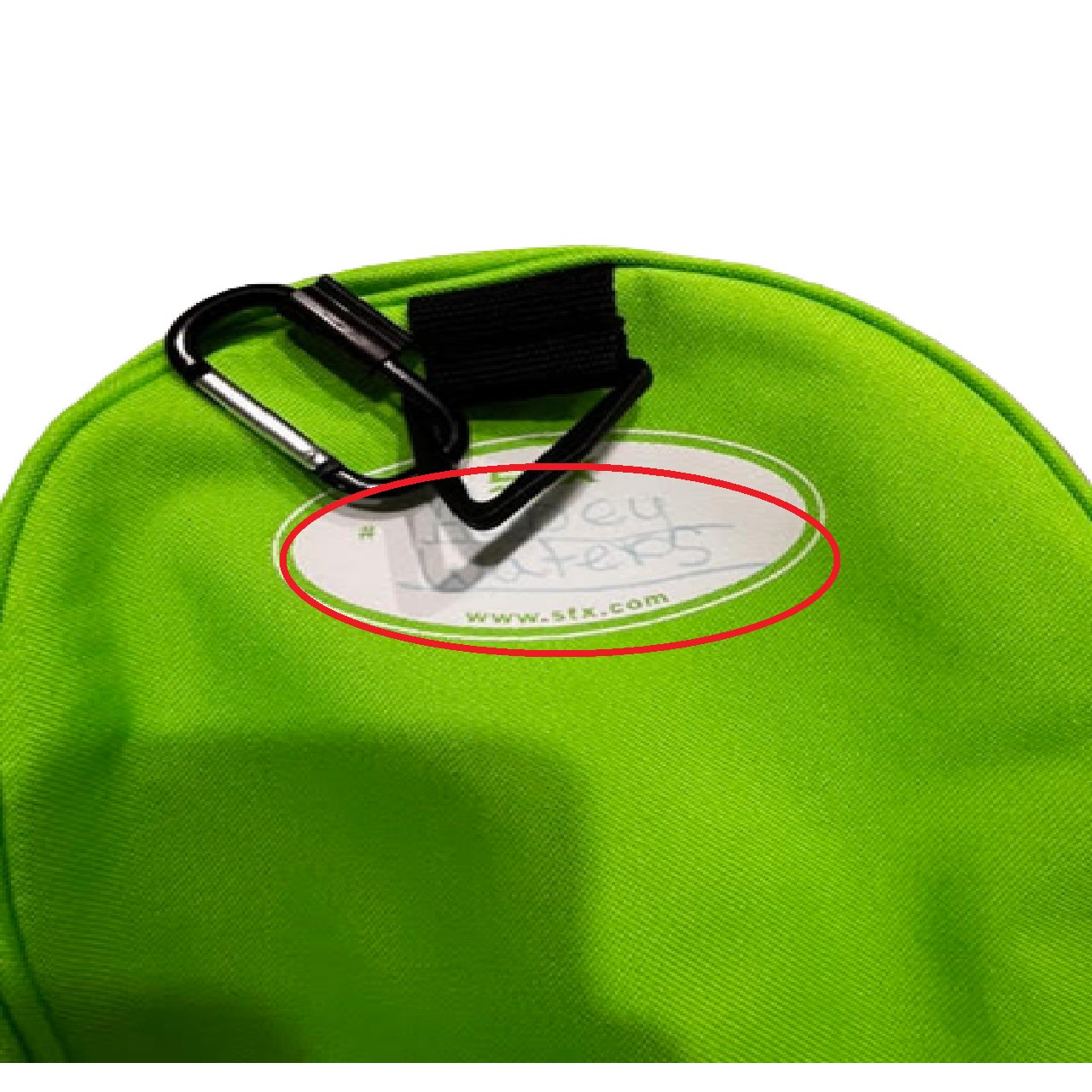 STX Lacrosse Essentials Stick Bag Green, used - bm1