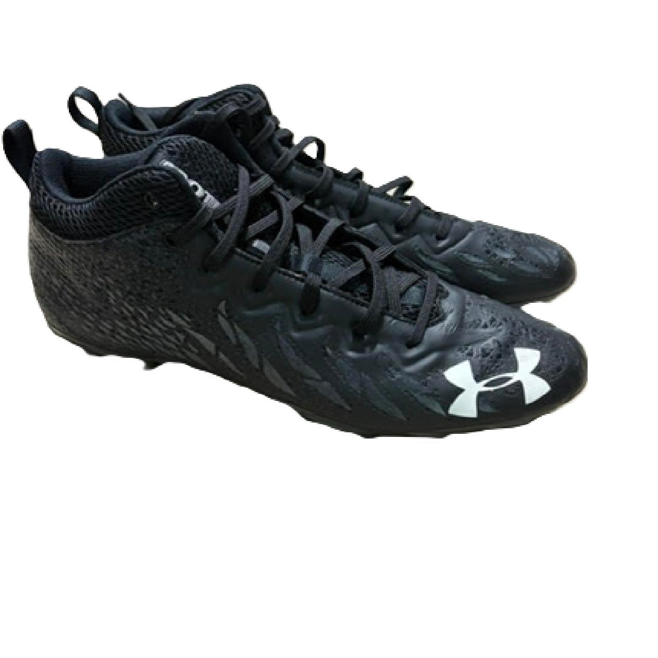 Under Armour Spotlight Select Mid MC Football Cleats Black US 14 BM1